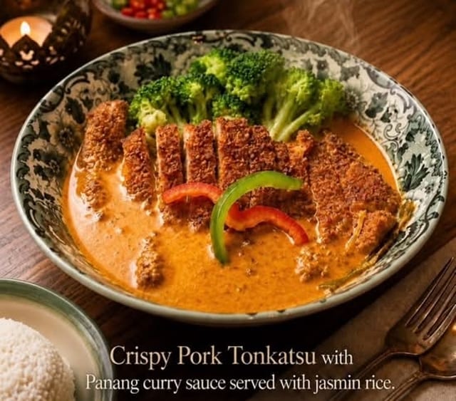 Panang Tonkatsu Chef's Kiss.