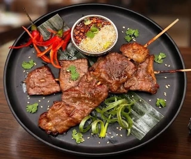 Beef-skewers.